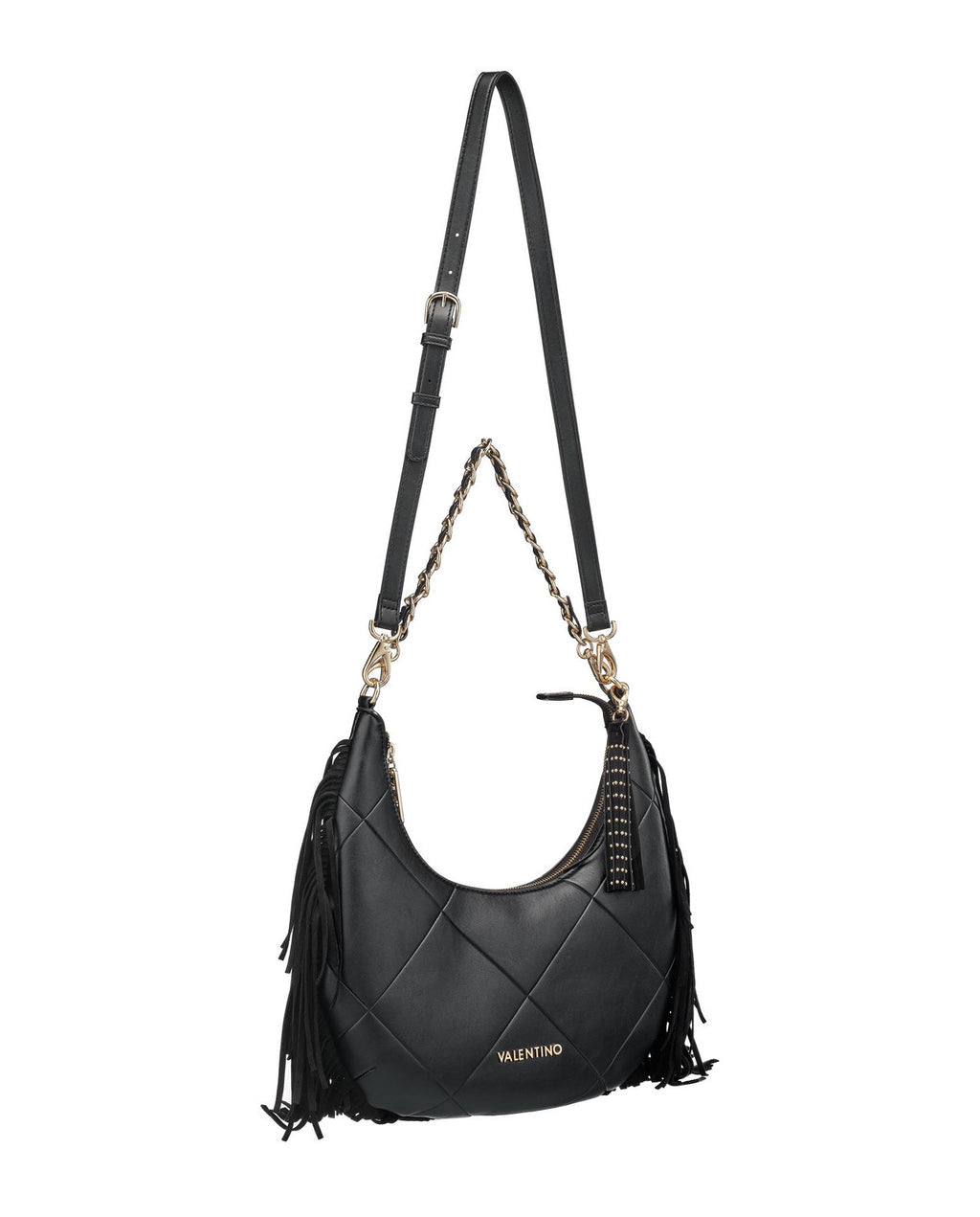 Women's Valentino Astrid Hobo Bag In Black
