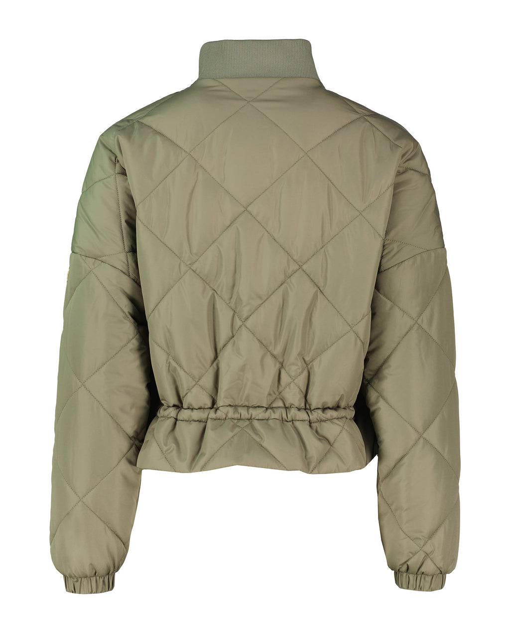 Women's Barbour Pagan Quilted Jacket in Dusky Khaki — view 9