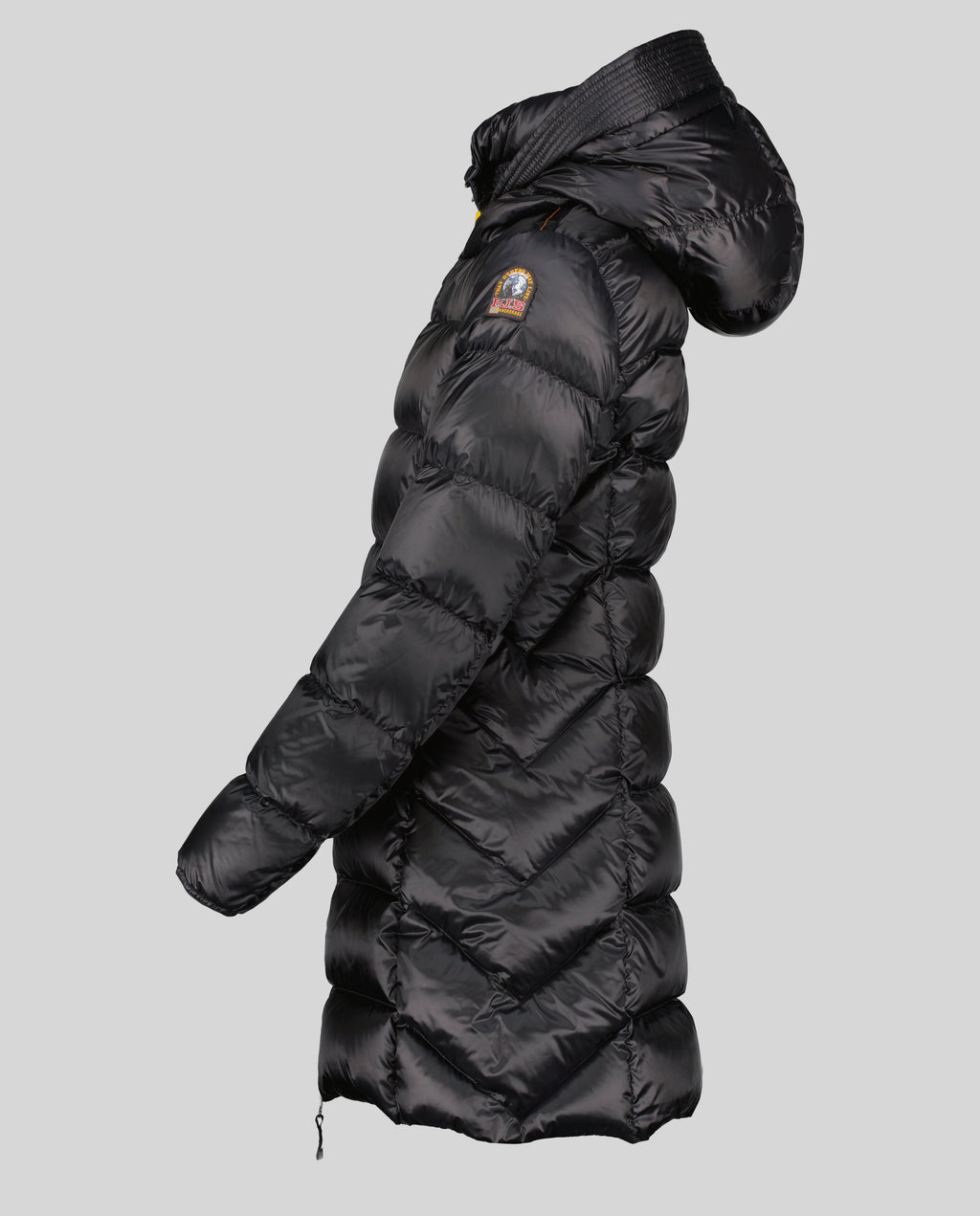 Womens Parajumpers Pencil Black Long Marion Puffer Jacket - image 9
