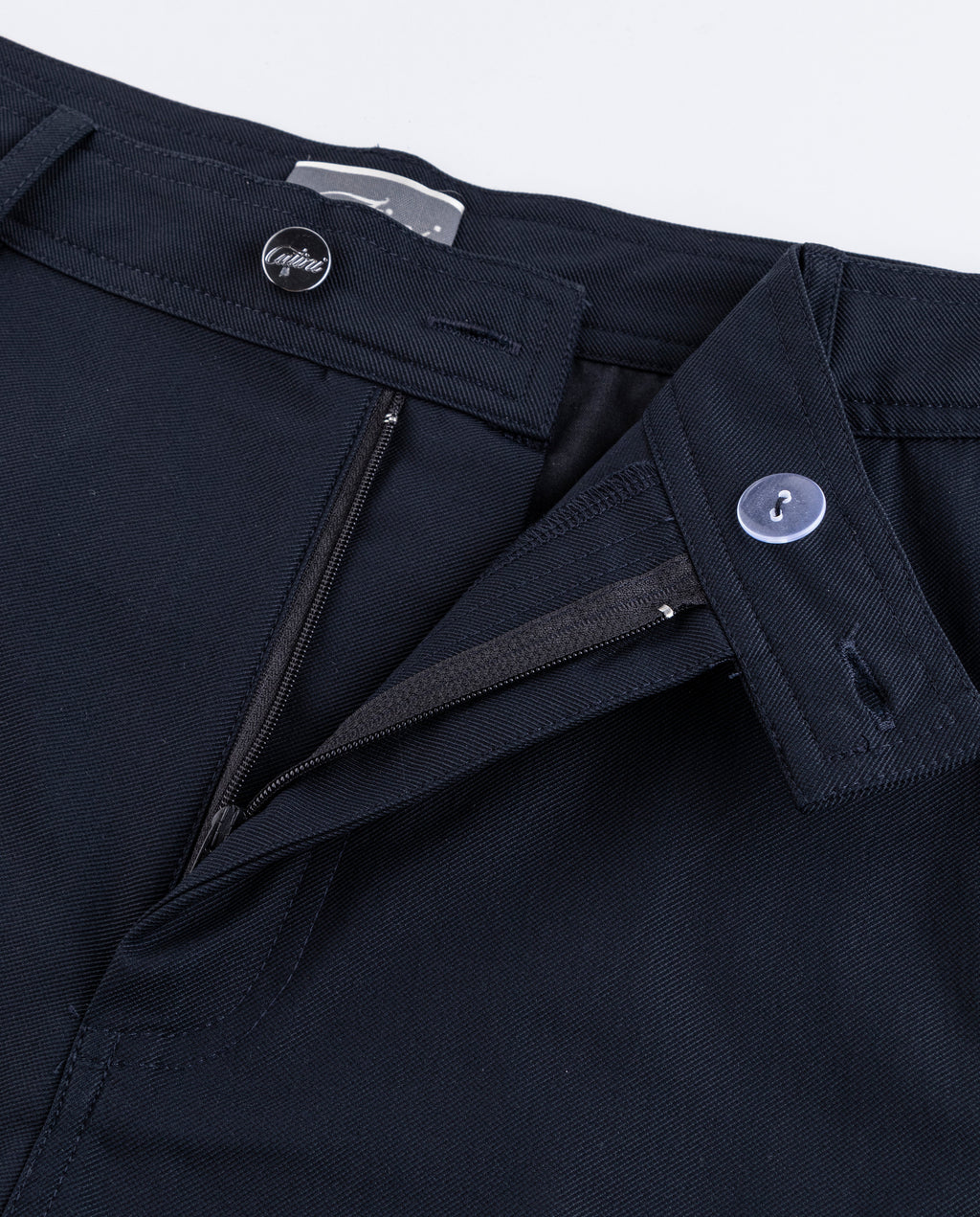 Men's Catini Alcorto Chino Shorts in Navy Blue — image 8