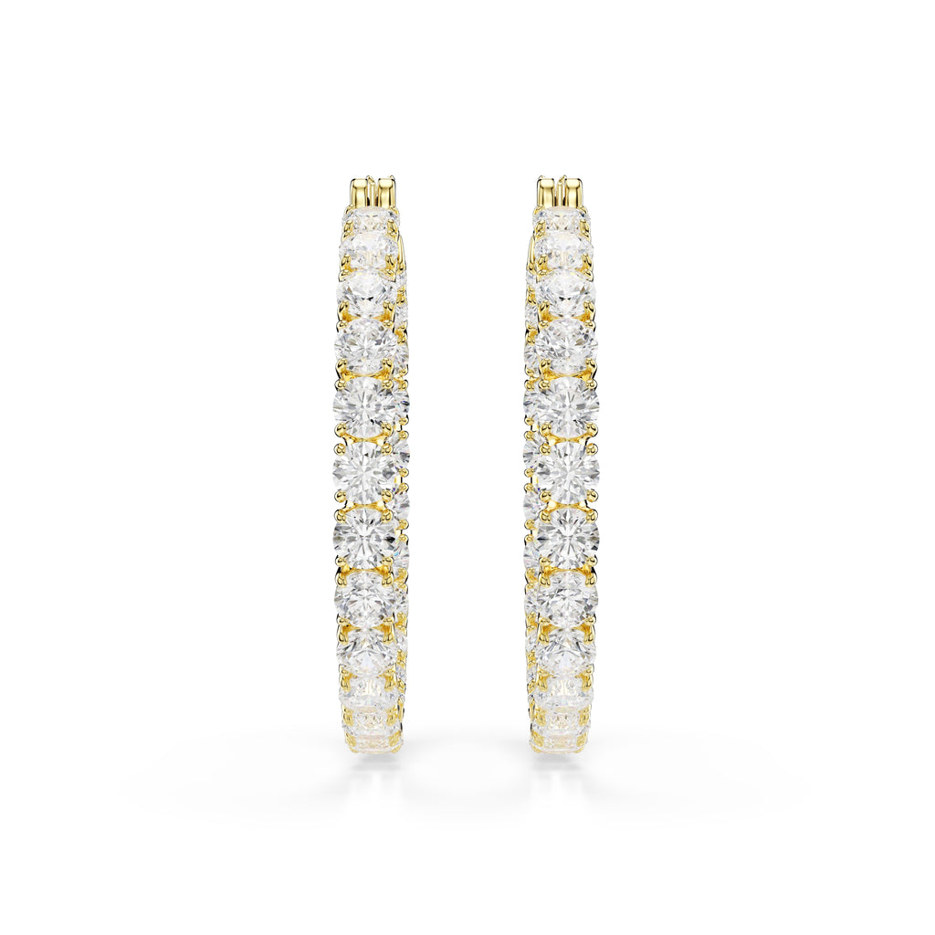 Swarovski Matrix Hoop Earrings — view 2