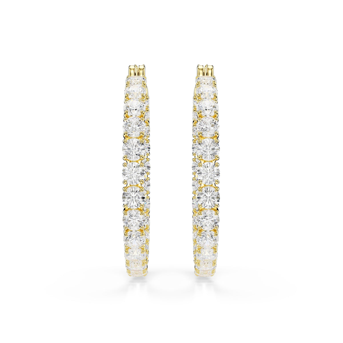 Swarovski Matrix Hoop Earrings — view 2