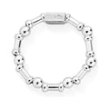 The ChloBo Rhythm of Water Ring, a silver metal ring from ChloBo, available at OD’s Jewellers in St Helens.