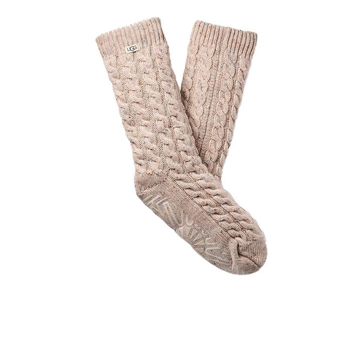 Women's UGG Elowyn Cable Knit Fleece Sock