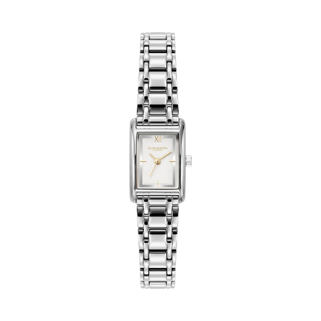 Silver Olivia Burton London watch.