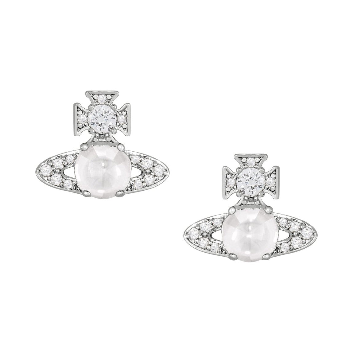 Vivienne Westwood Ondina CZ Stud Earrings 6201038W-02P102