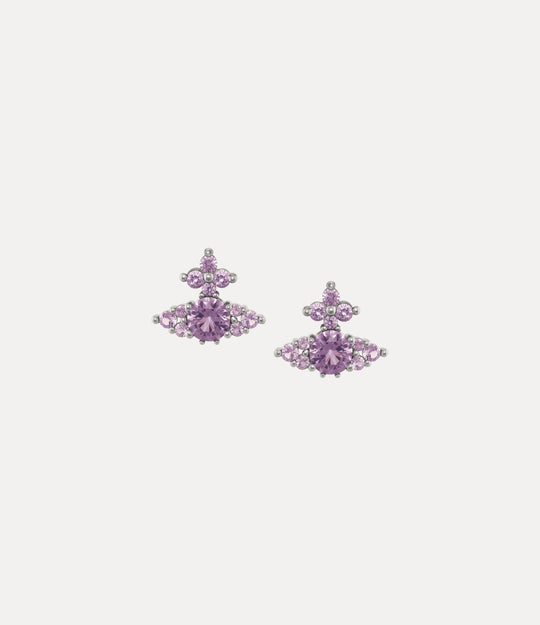 Vivienne Westwood Feodorita Lavender CZ Earrings