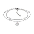 Tommy Hilfiger Layered Heart Drop Bracelet