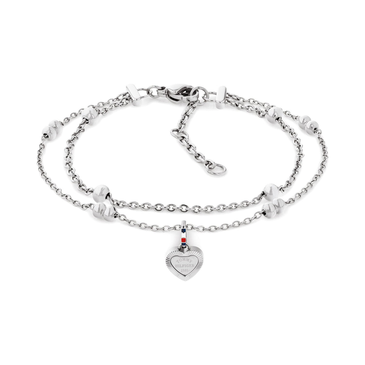 Tommy Hilfiger Layered Heart Drop Bracelet