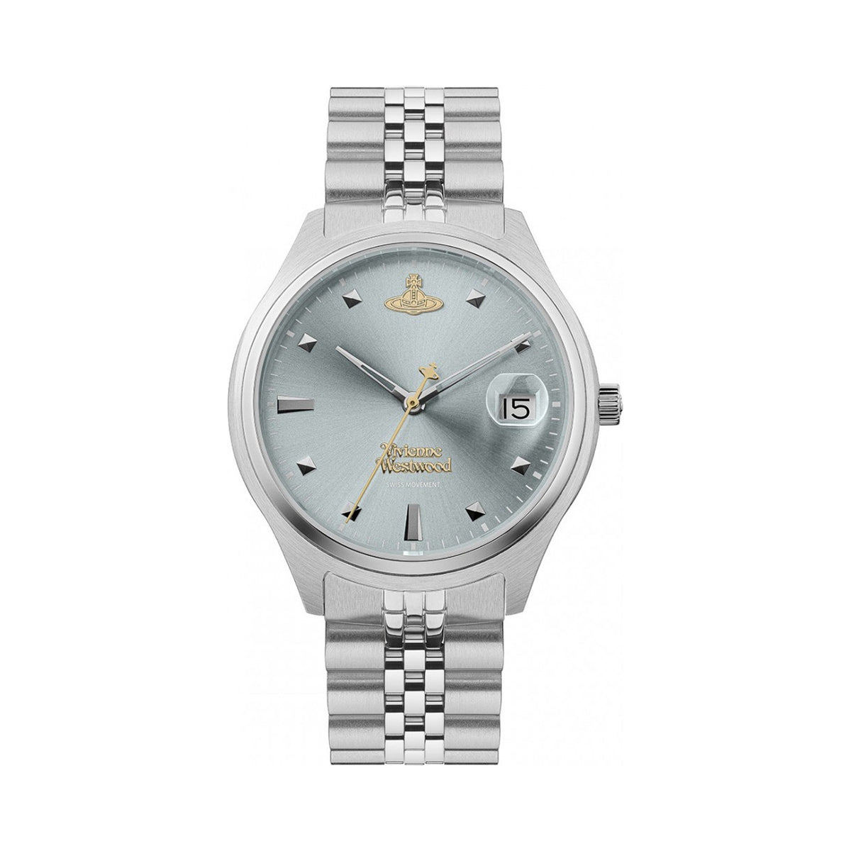 The Vivienne Westwood Ladies Camberwell Stainless Steel Watch, a silver stainless steel watch from Vivienne Westwood, OD’s Jewellers, St Helens