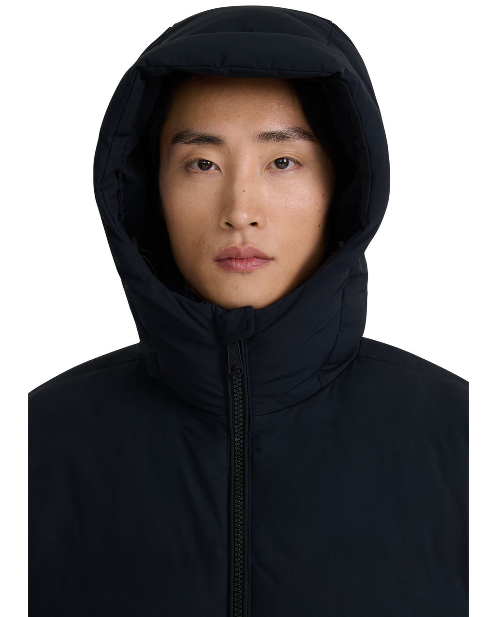 Men's Sandbanks Long Waterproof Puffer in Black — image 10