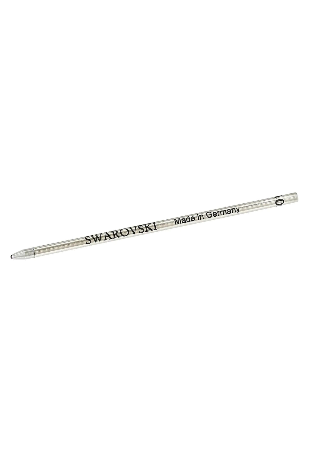 Swarovski pen refill, black ink, for ballpoint pens. "Made in Germany" text on refill.