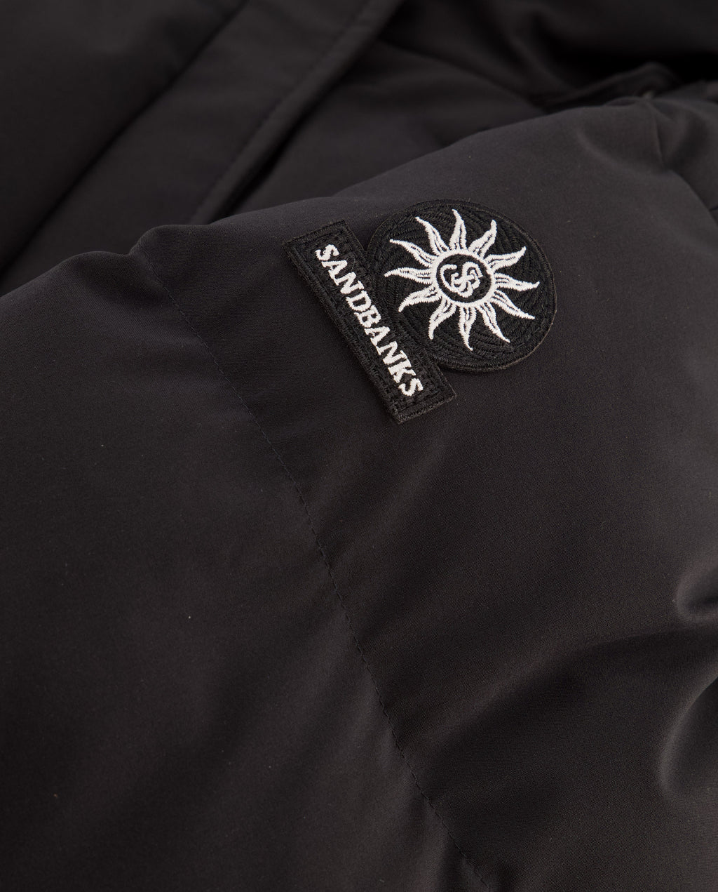 Women's Sandbanks Haven Black Long Puffer Jacket - image 10