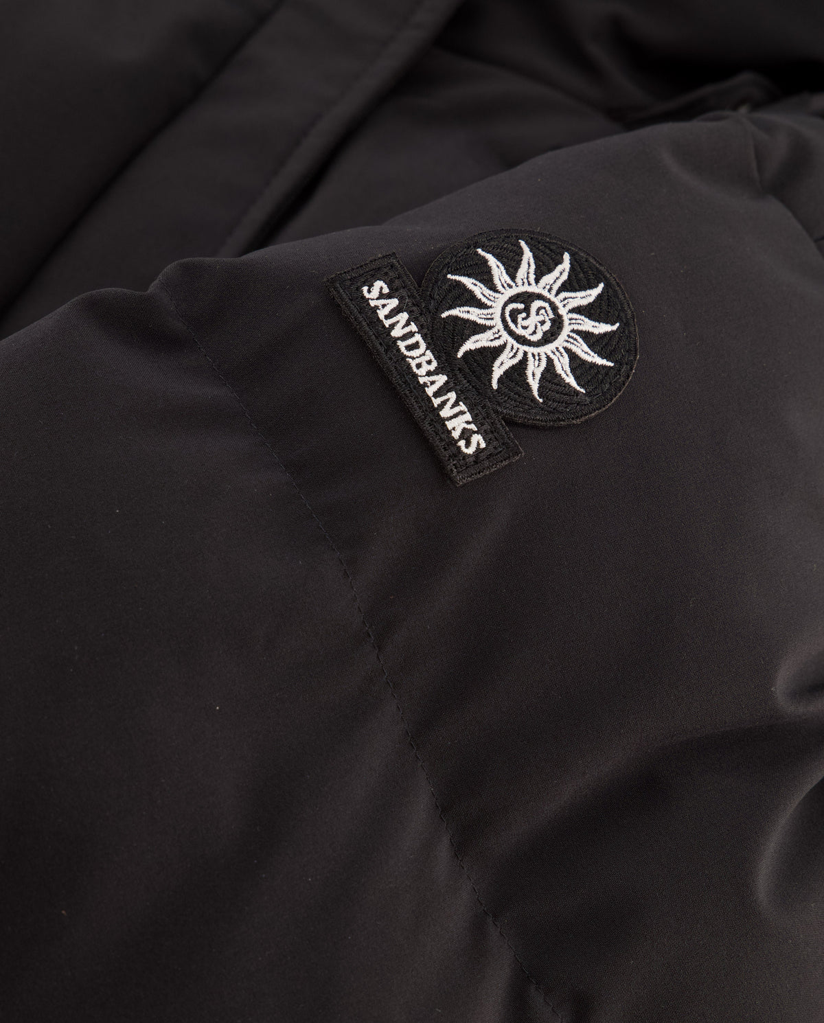 Women's Sandbanks Haven Black Long Puffer Jacket - image 10