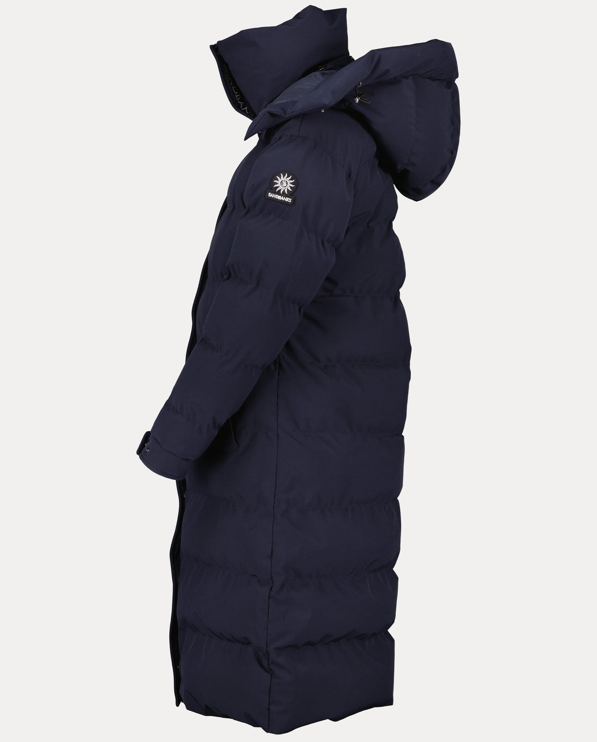 Women's Sandbanks Haven Navy Long Puffer Jacket - image 10