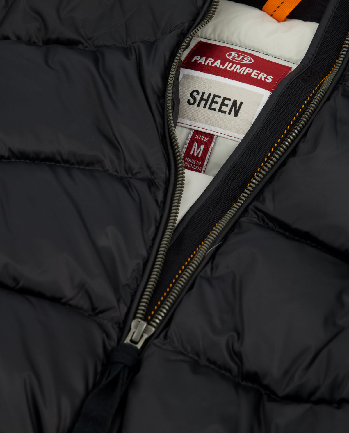Womens Parajumpers Pencil Black Long Marion Puffer Jacket - image 10