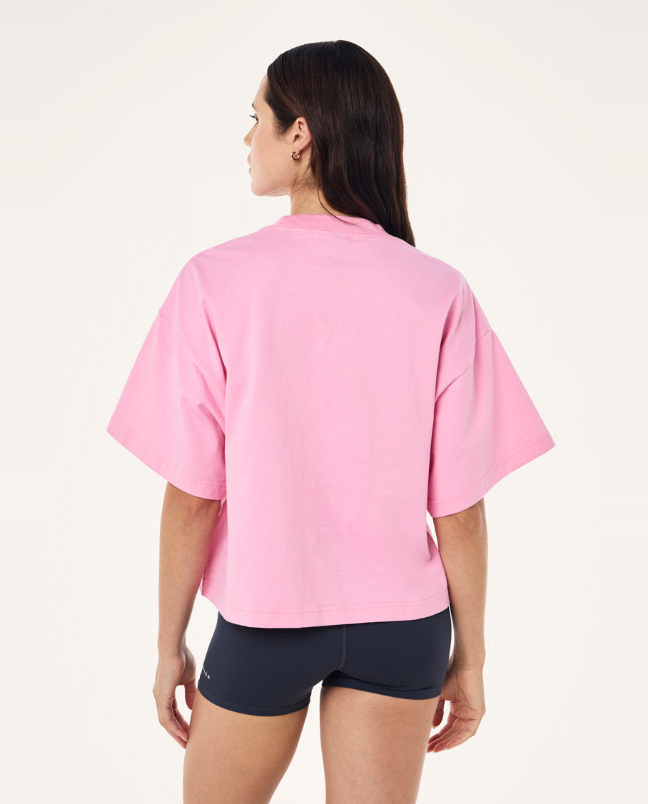 Women's P.E Nation Pink Superfine Tee — view 10