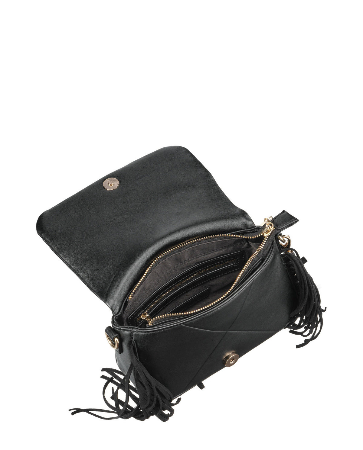 Women's Valentino Astrid Flap Bag In Black