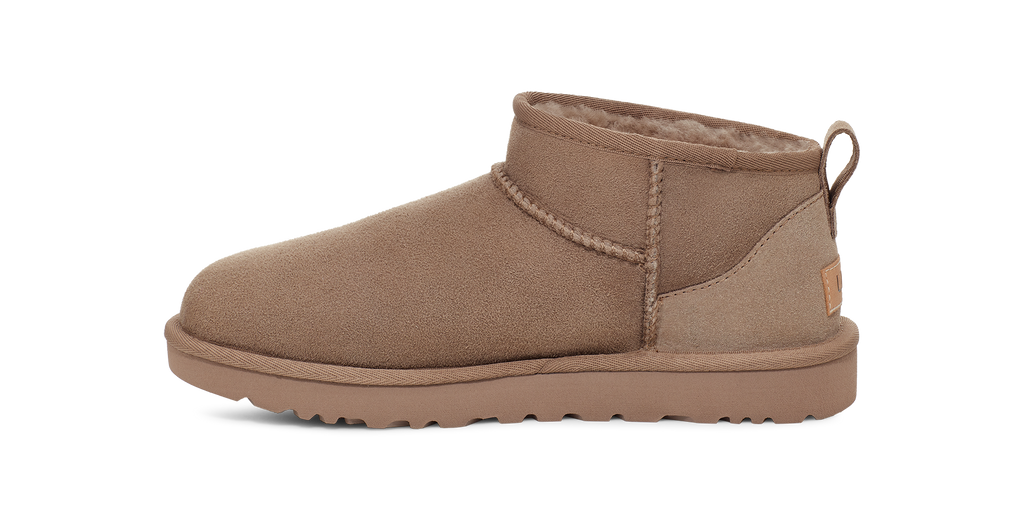 Women's UGG Classic Ultra Mini Boot in Caribou — view 3
