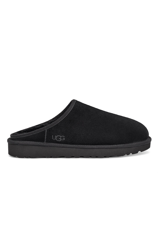 Mens UGG Classic Slip On Slipper in Black