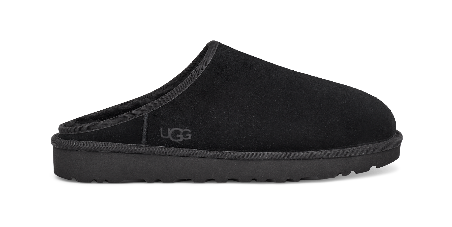 Mens UGG Classic Slip On Slipper in Black
