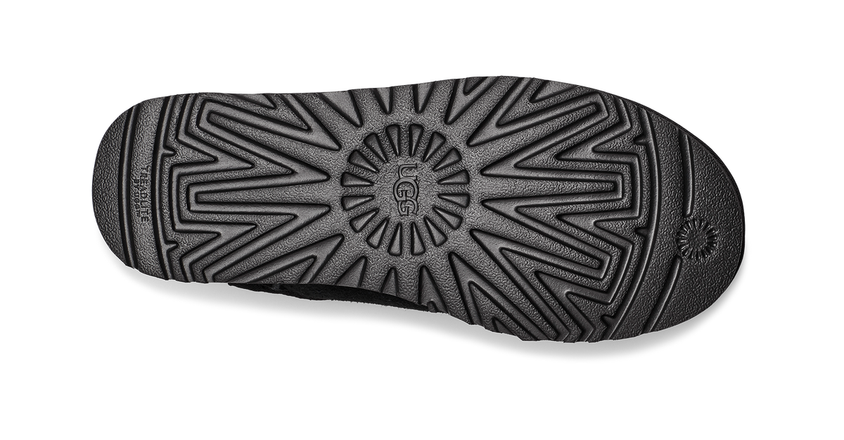 Mens UGG Classic Slip On Slipper in Black — view 6