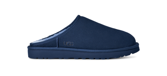 Mens UGG Classic Slip On Slipper in Deep Ocean Blue