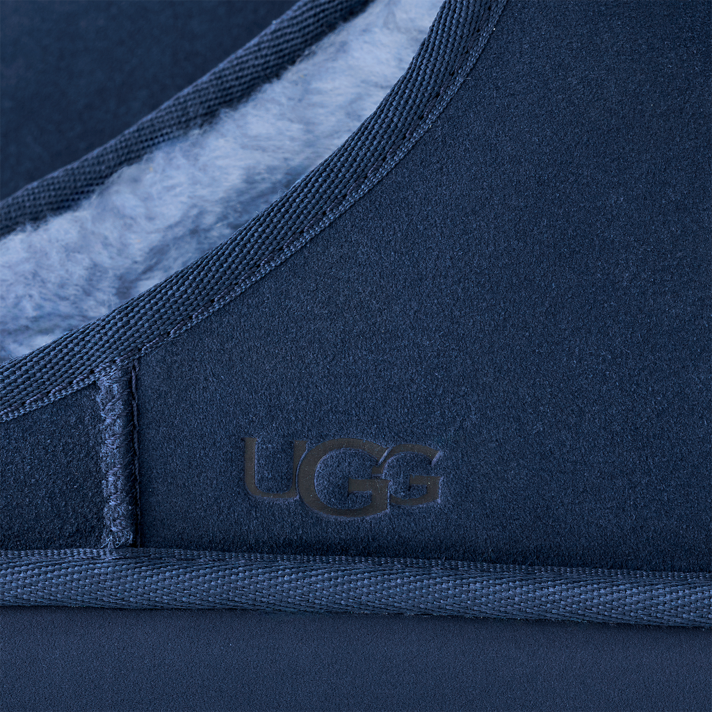 Mens UGG Classic Slip On Slipper in Deep Ocean Blue — view 5