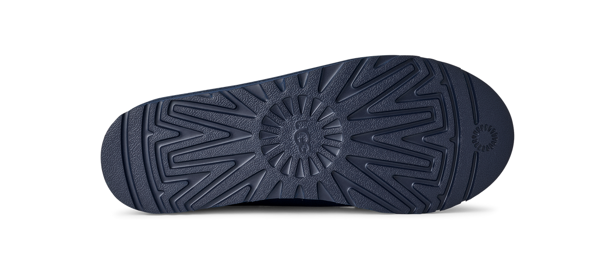 Mens UGG Classic Slip On Slipper in Deep Ocean Blue — view 7