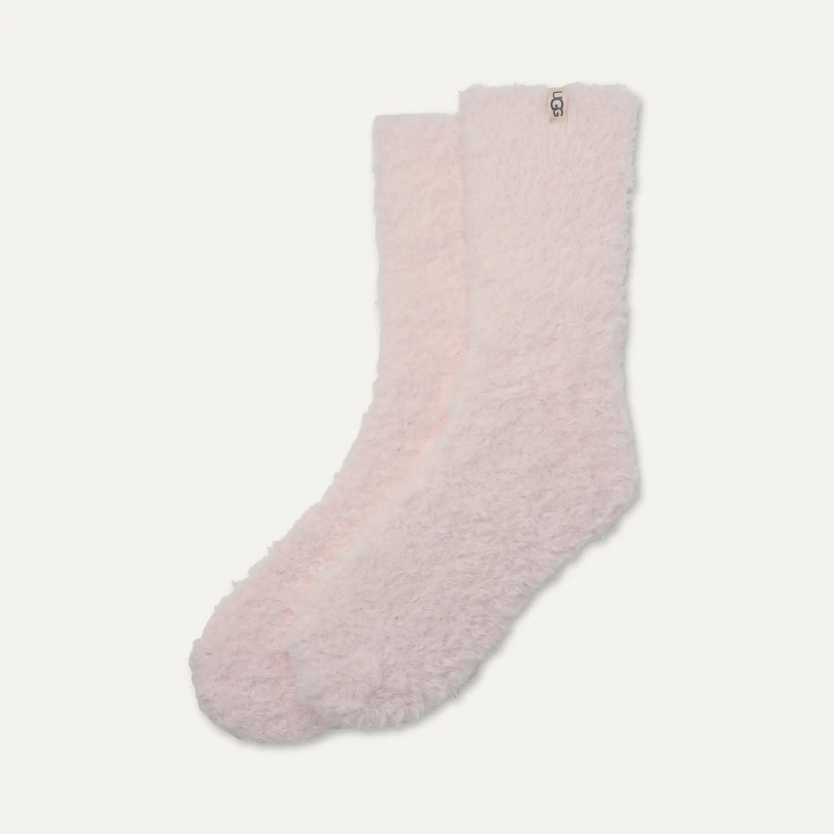 Womens UGG Teddi Cozy Crew Cream Socks