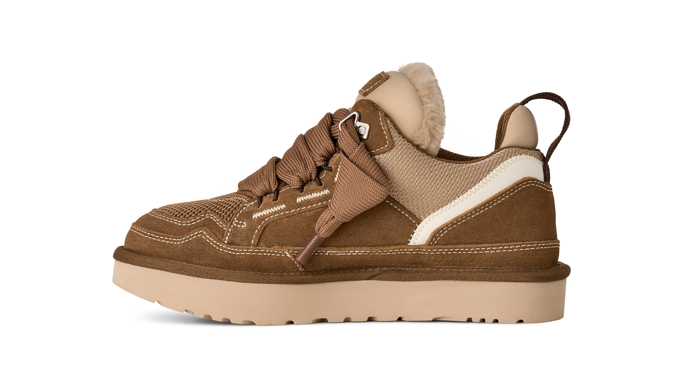 Women's UGG Lowmel Trainer in Light Bronze — view 3