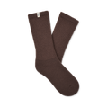 Womens UGG Shealy Cozy Crew Burnt Cedar Socks