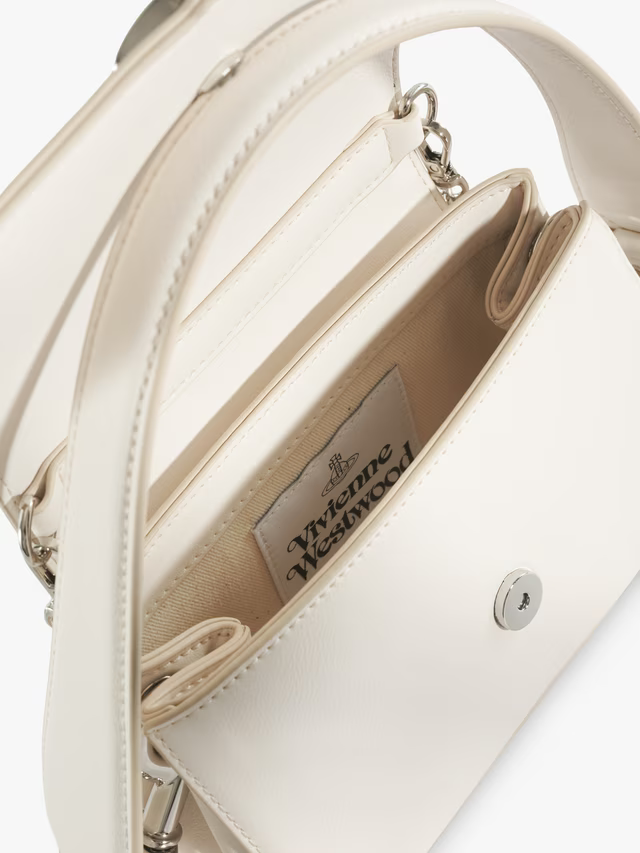 Women's Vivienne Westwood Hazel Small Handbag in White — view 3