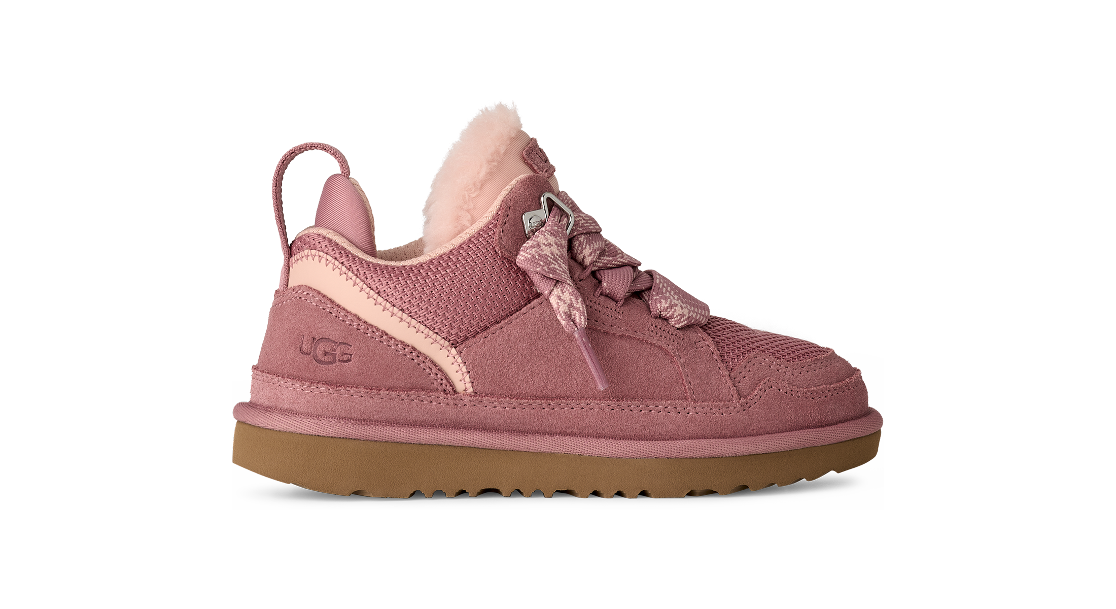 Unisex UGG Kids Lowmel Trainer in Pink Dawn