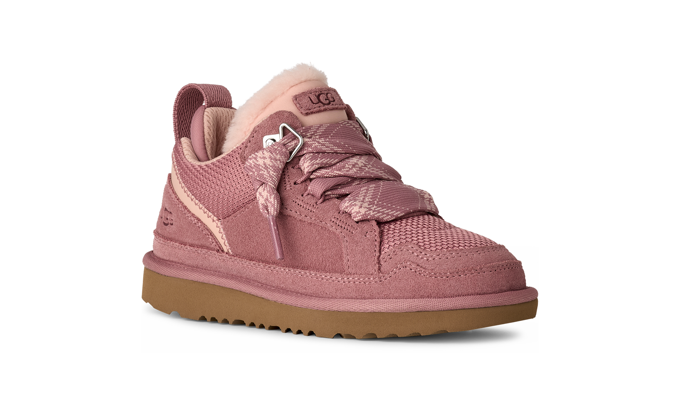 Unisex UGG Kids Lowmel Trainer in Pink Dawn — view 2