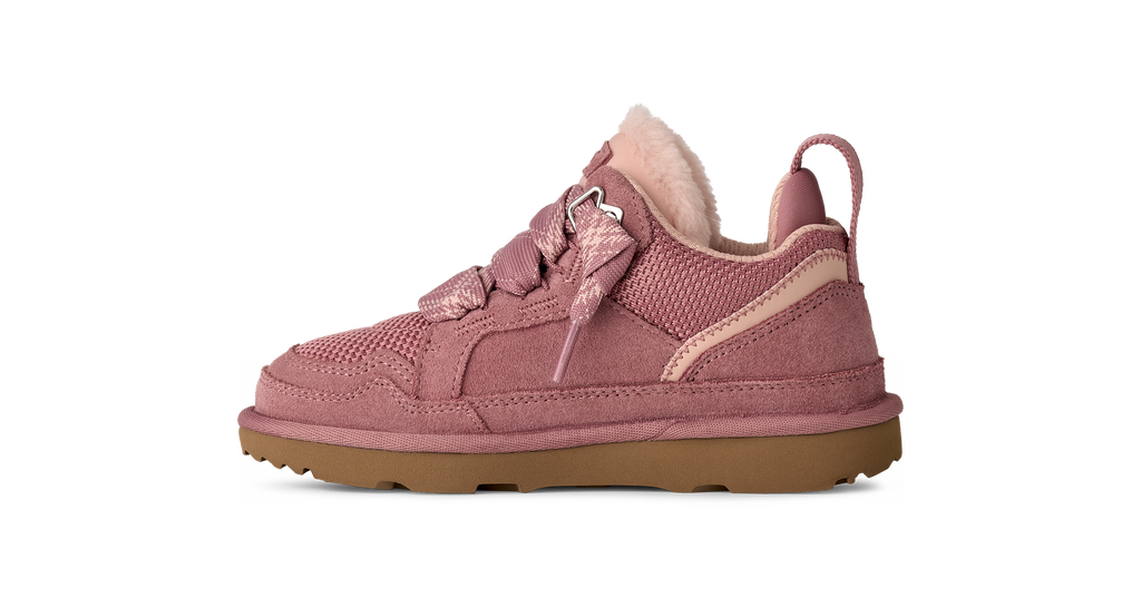 Unisex UGG Kids Lowmel Trainer in Pink Dawn — view 3