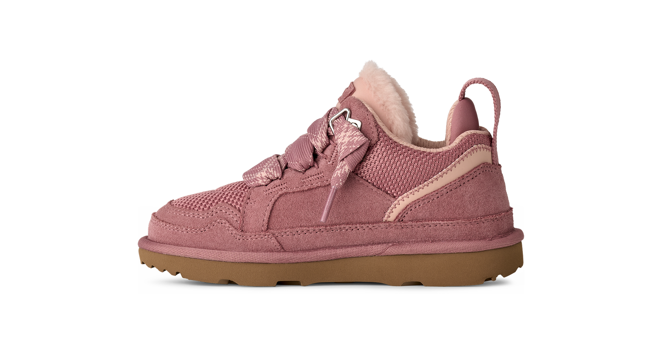 Unisex UGG Kids Lowmel Trainer in Pink Dawn — view 3