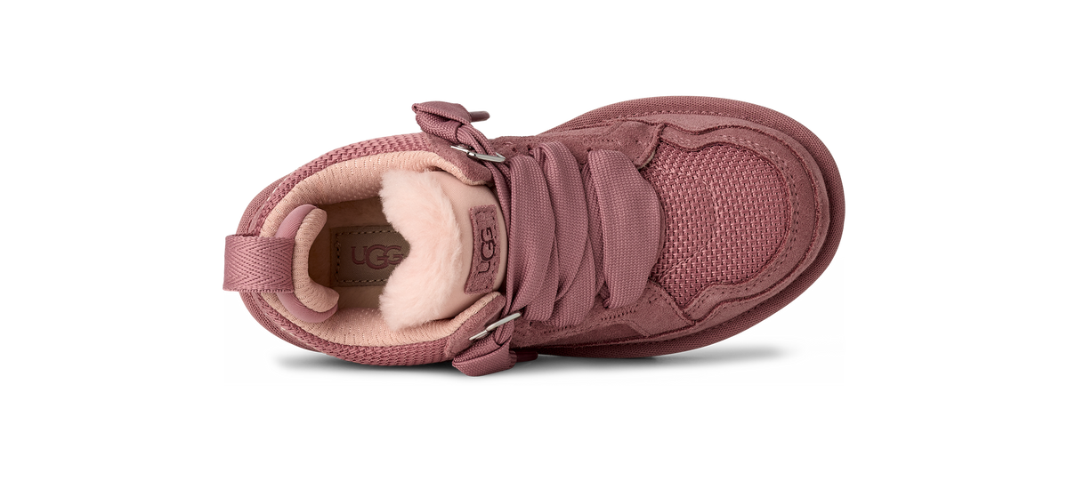 Unisex UGG Kids Lowmel Trainer in Pink Dawn — view 6