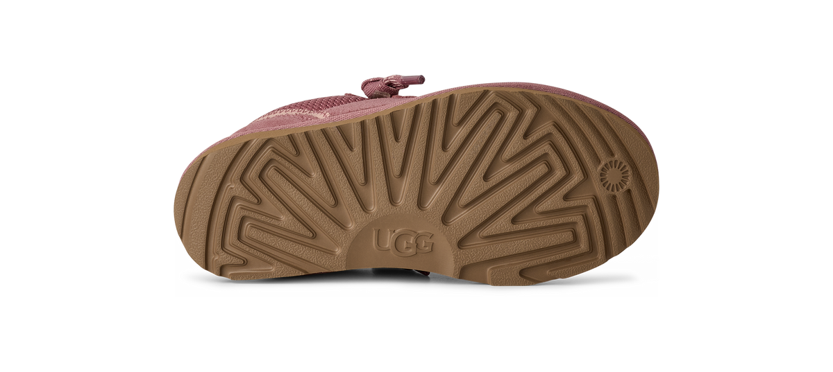 Unisex UGG Kids Lowmel Trainer in Pink Dawn — view 7