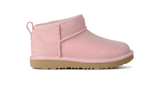 Unisex UGG Kids Classic Ultra Mini Dazzle in Ribbon Candy Pink