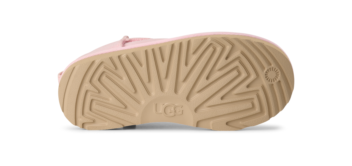 Unisex UGG Kids Classic Ultra Mini Dazzle in Ribbon Candy Pink — view 7