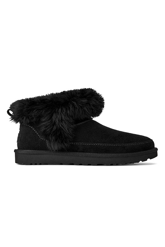 Women's UGG Classic Ultra Mini Chalet in Black