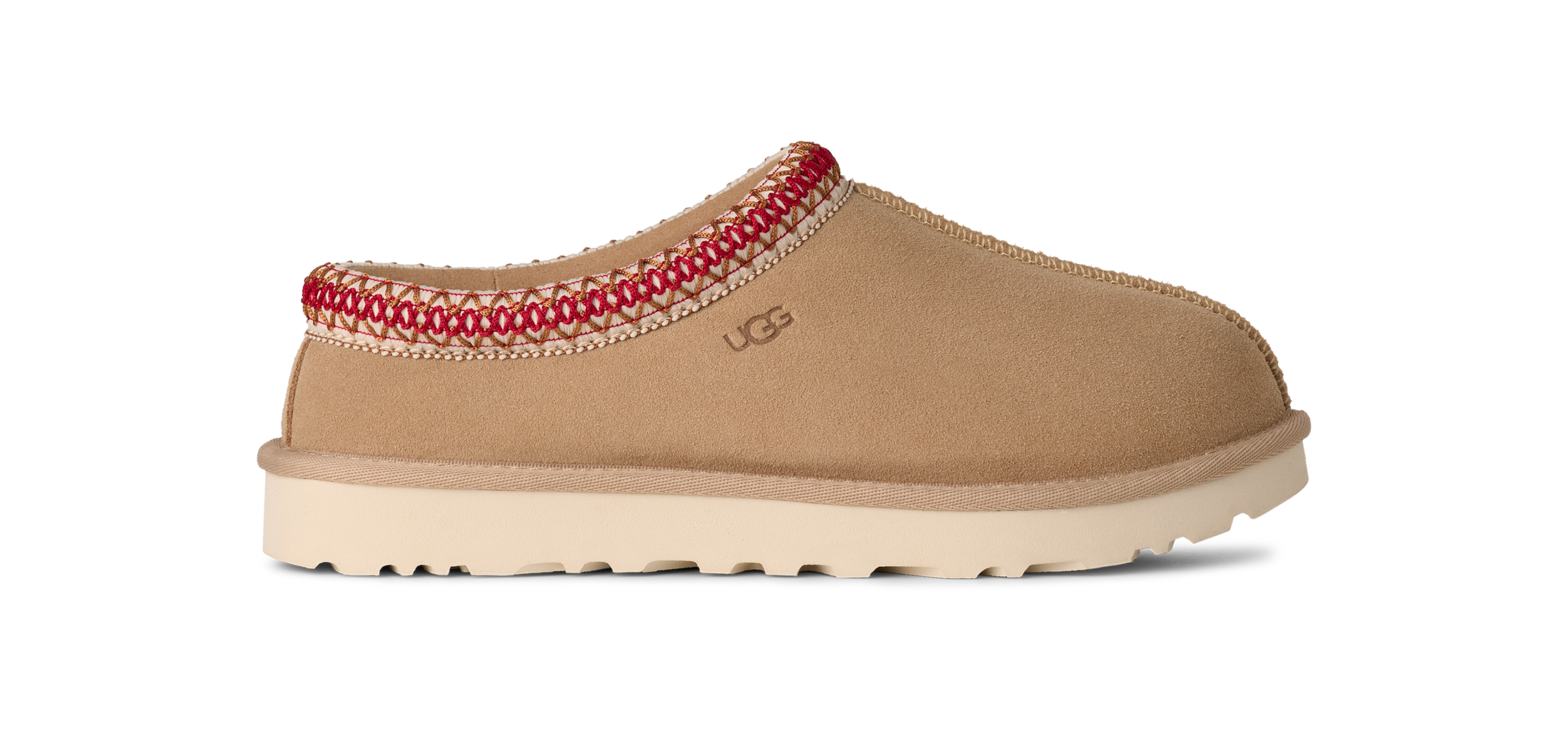 Women's UGG Tasman II in Sand Dark Cherry
