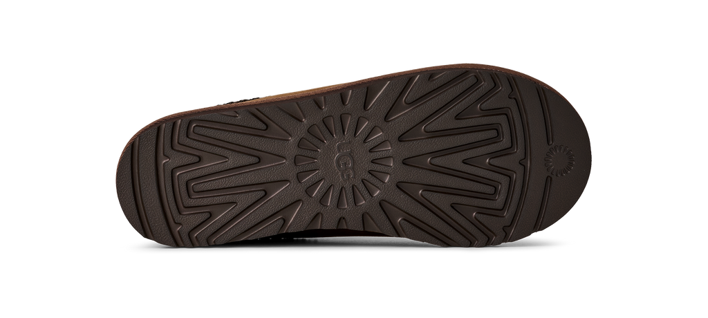 Mens UGG Tasman Ii Nubuck Dark Chestnut Slippers — view 3