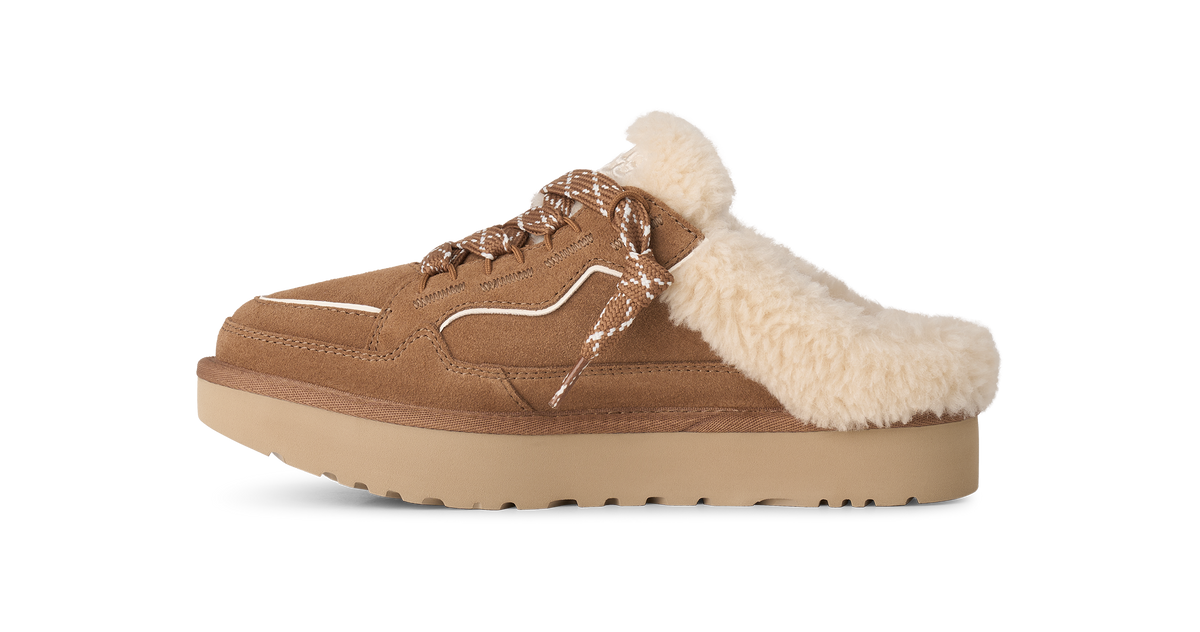Women's UGG Lowmel Mule in Chestnut — view 3