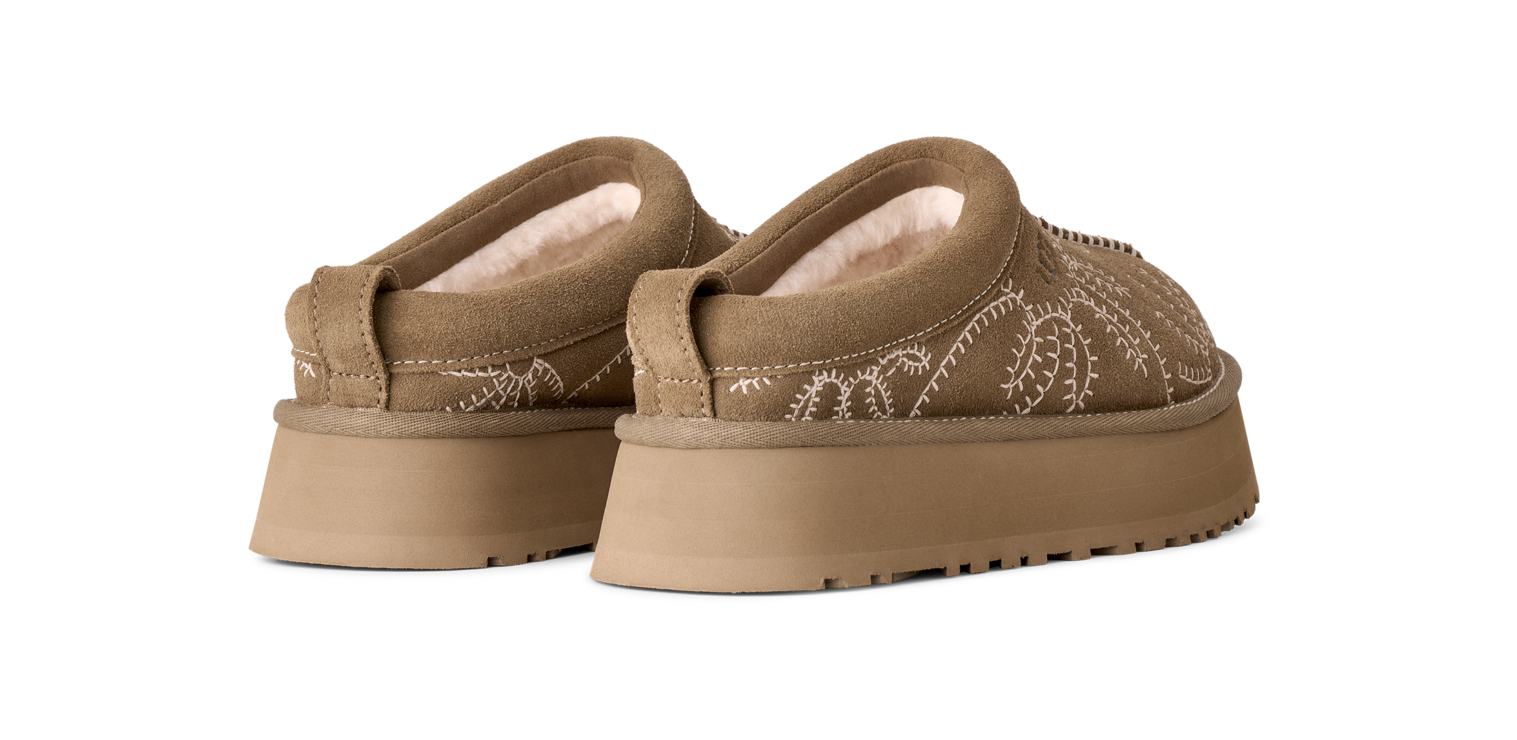 Women's UGG Tazz Botanic Slipper in Light Bronze — view 4