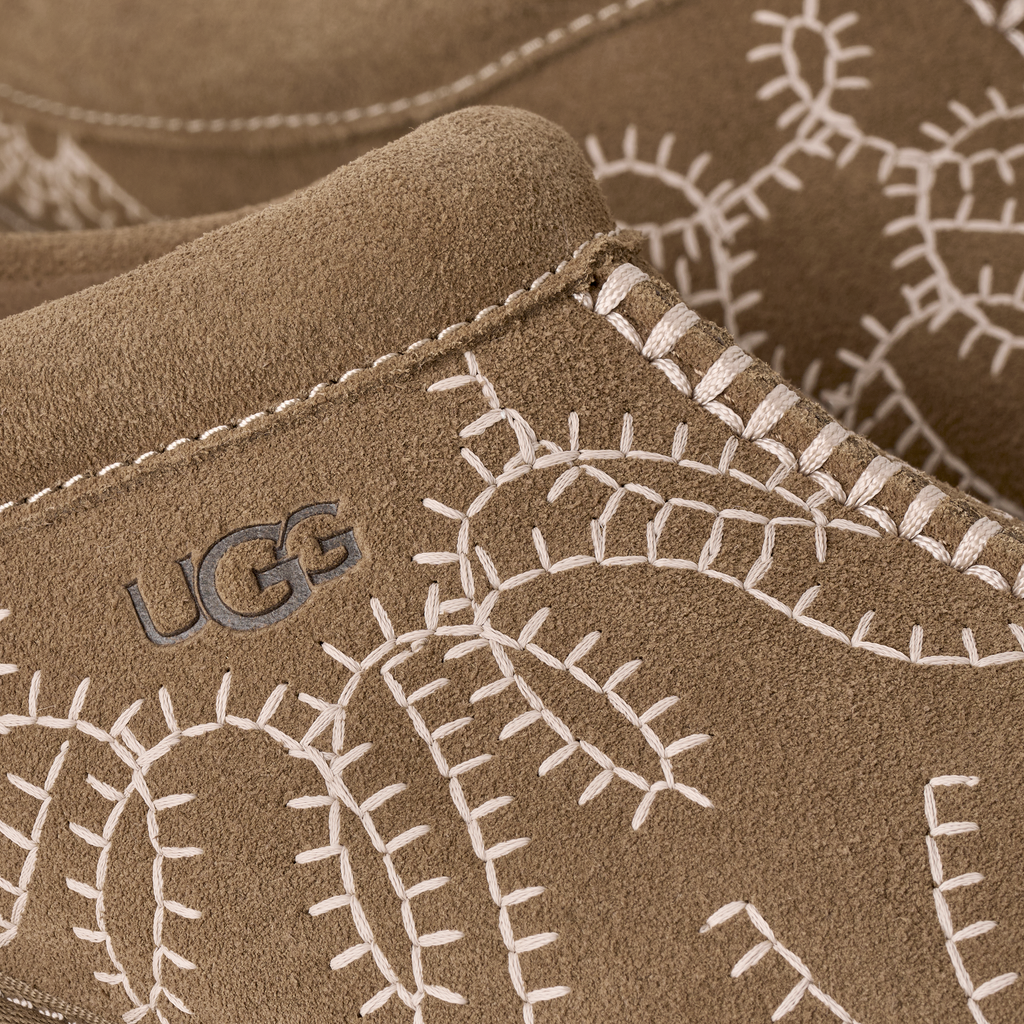 Women's UGG Tazz Botanic Slipper in Light Bronze — view 5