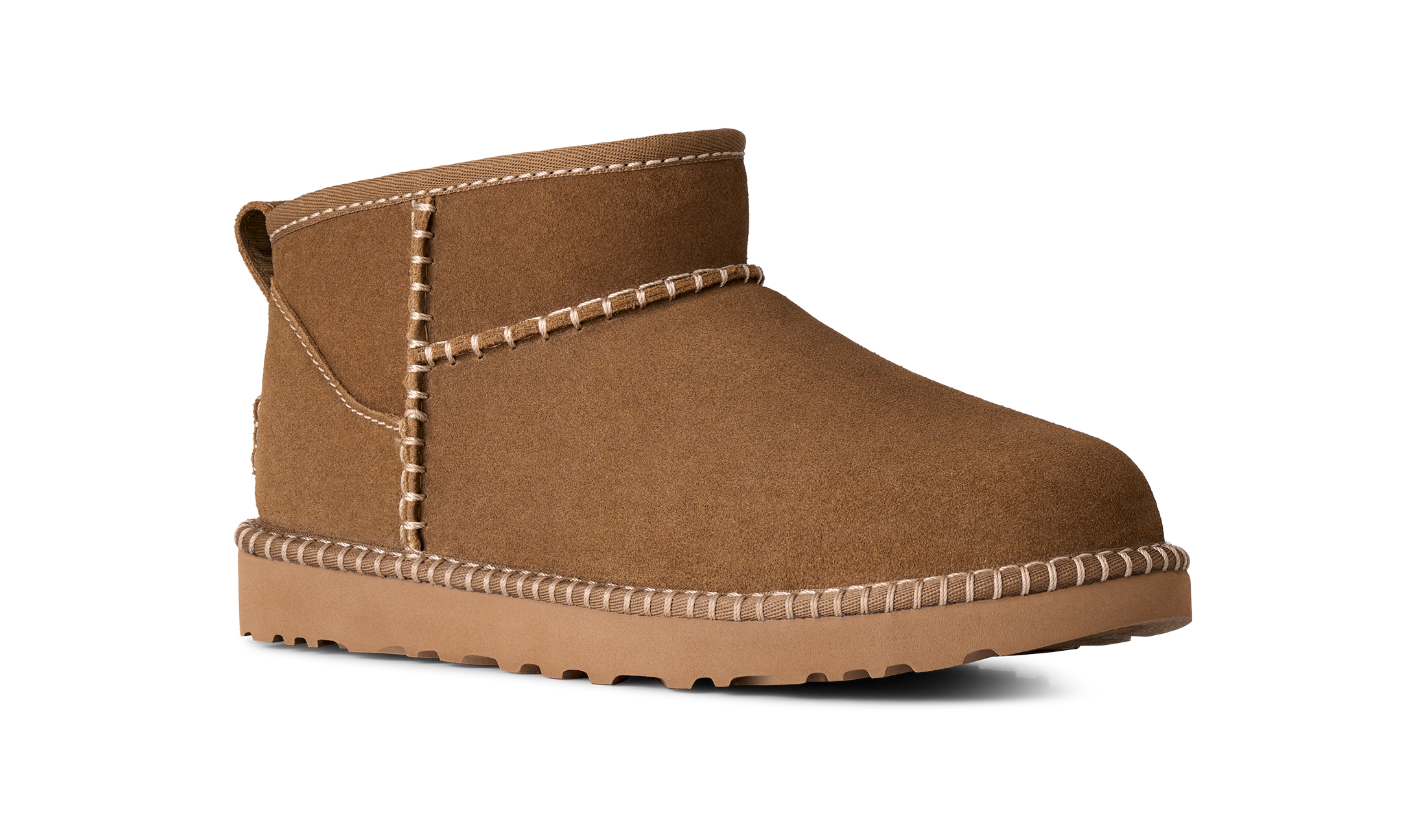 Women's UGG Classic Ultra Mini Botanic Boot in Light Bronze — view 2