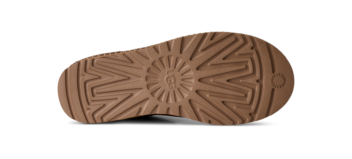 Women's UGG Classic Ultra Mini Botanic Boot in Light Bronze — view 7