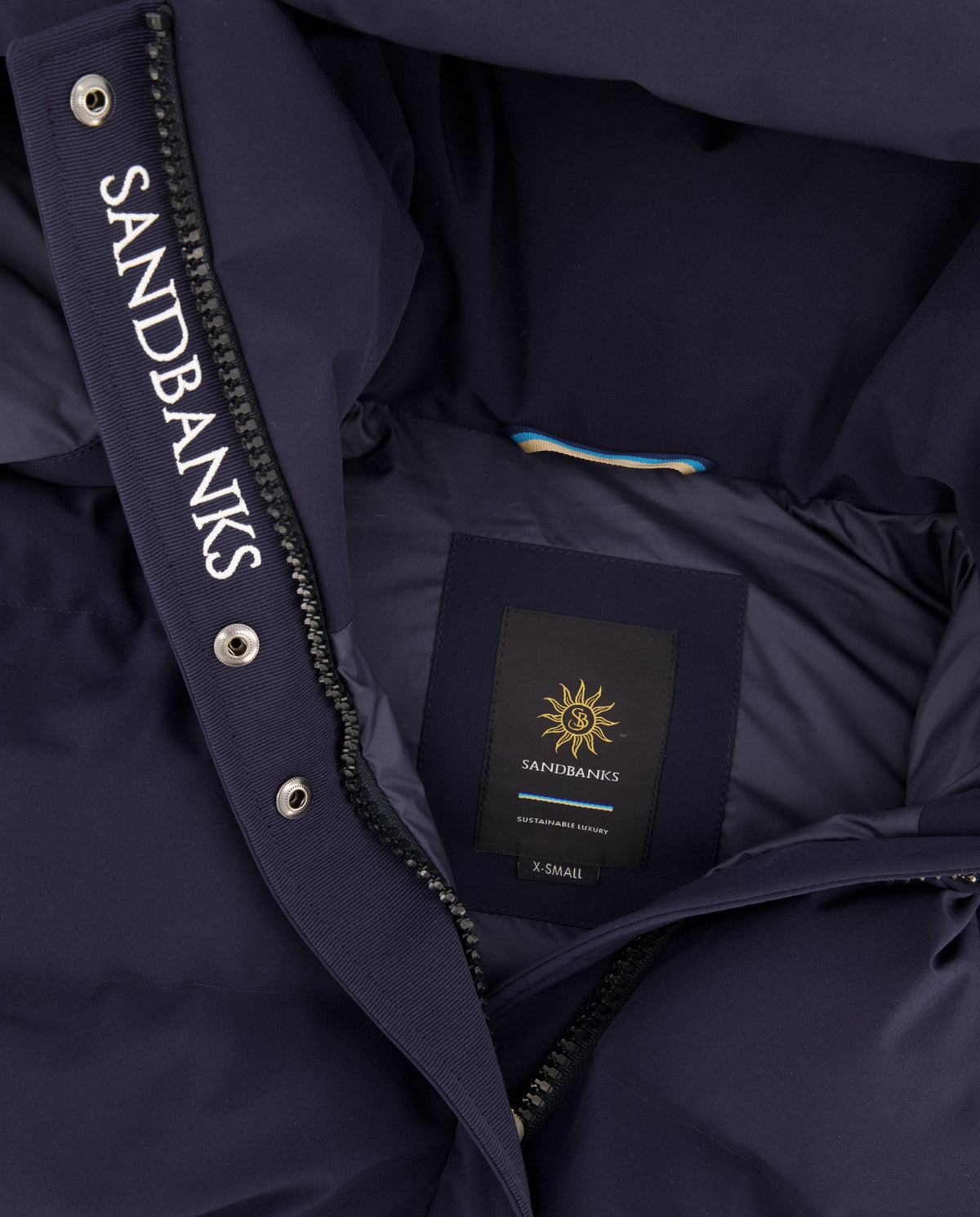Inside of Sandbanks Haven coat